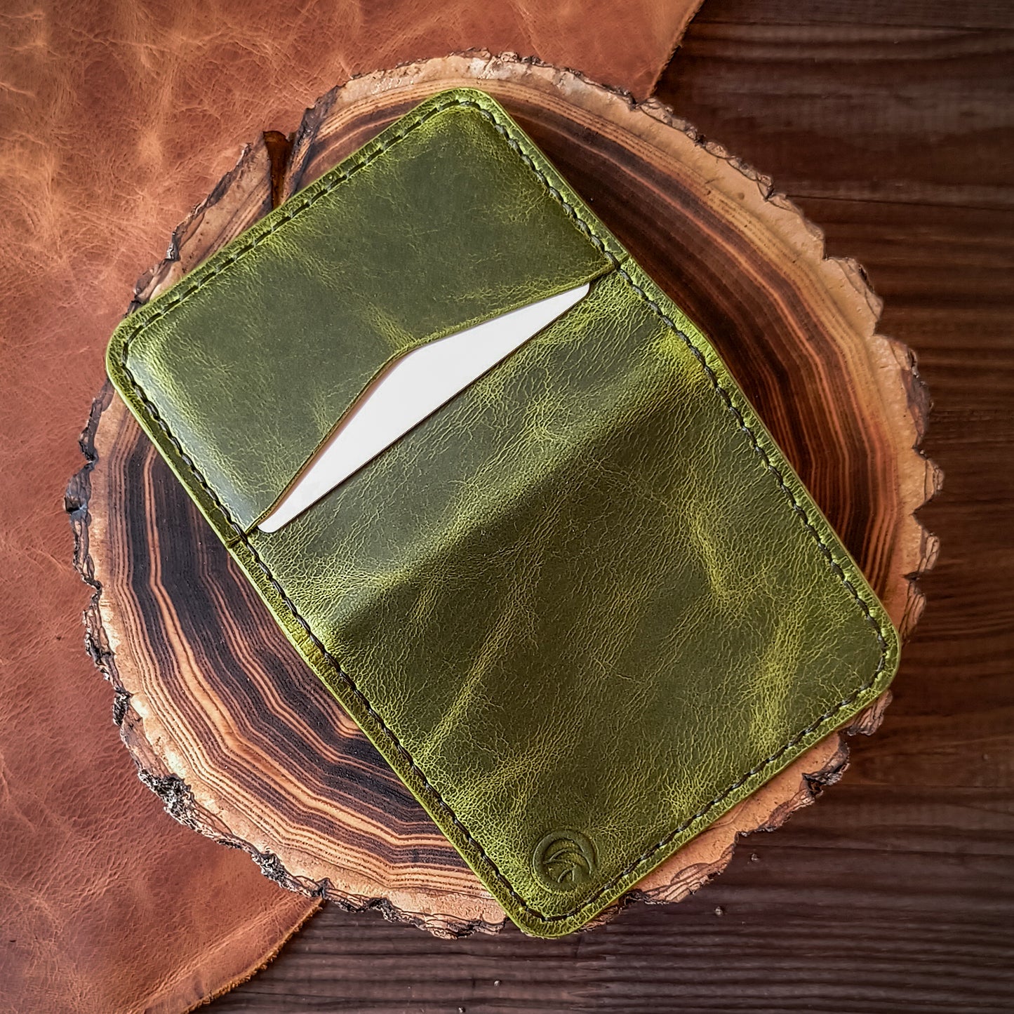 Card wallet with cash slot