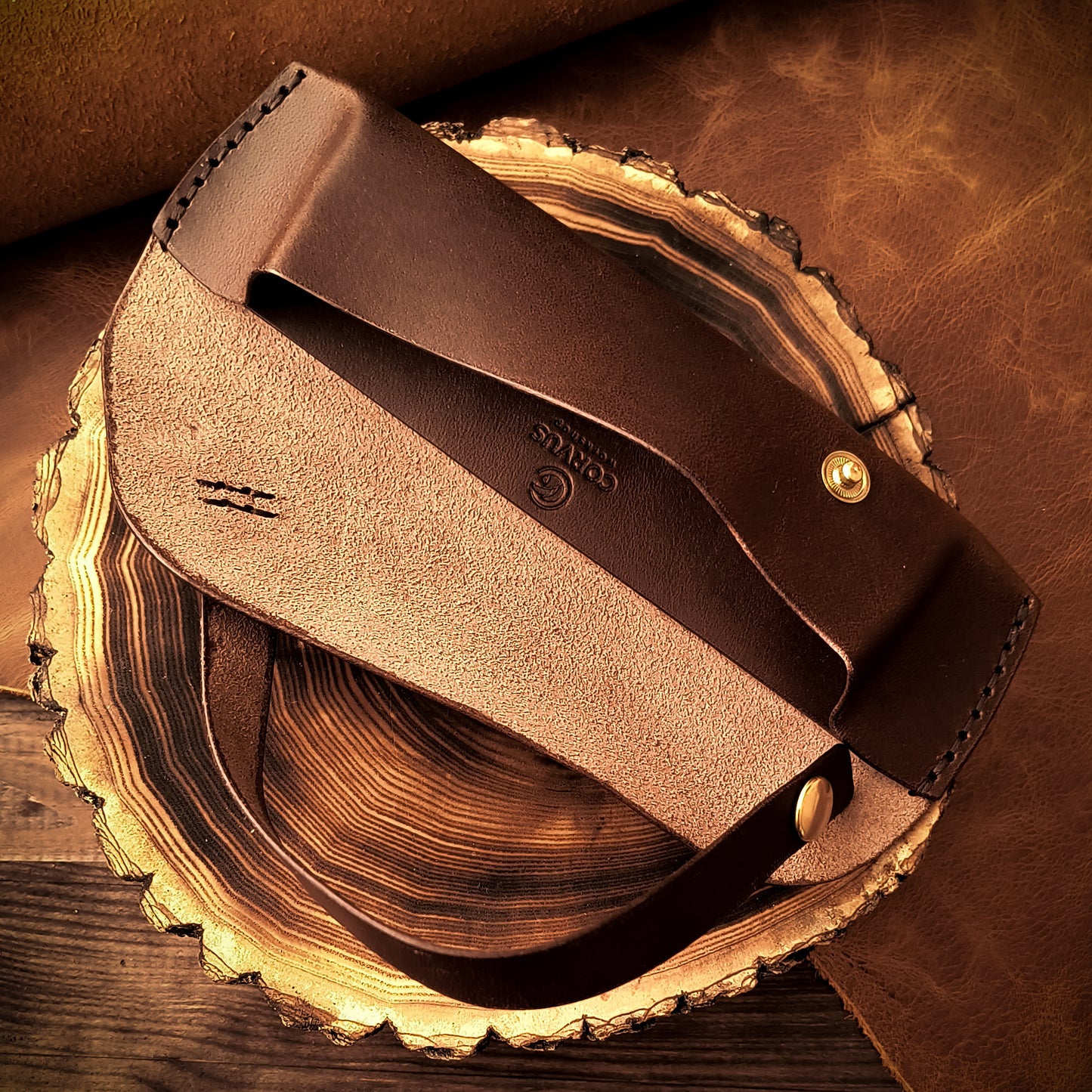 Leather pencil case