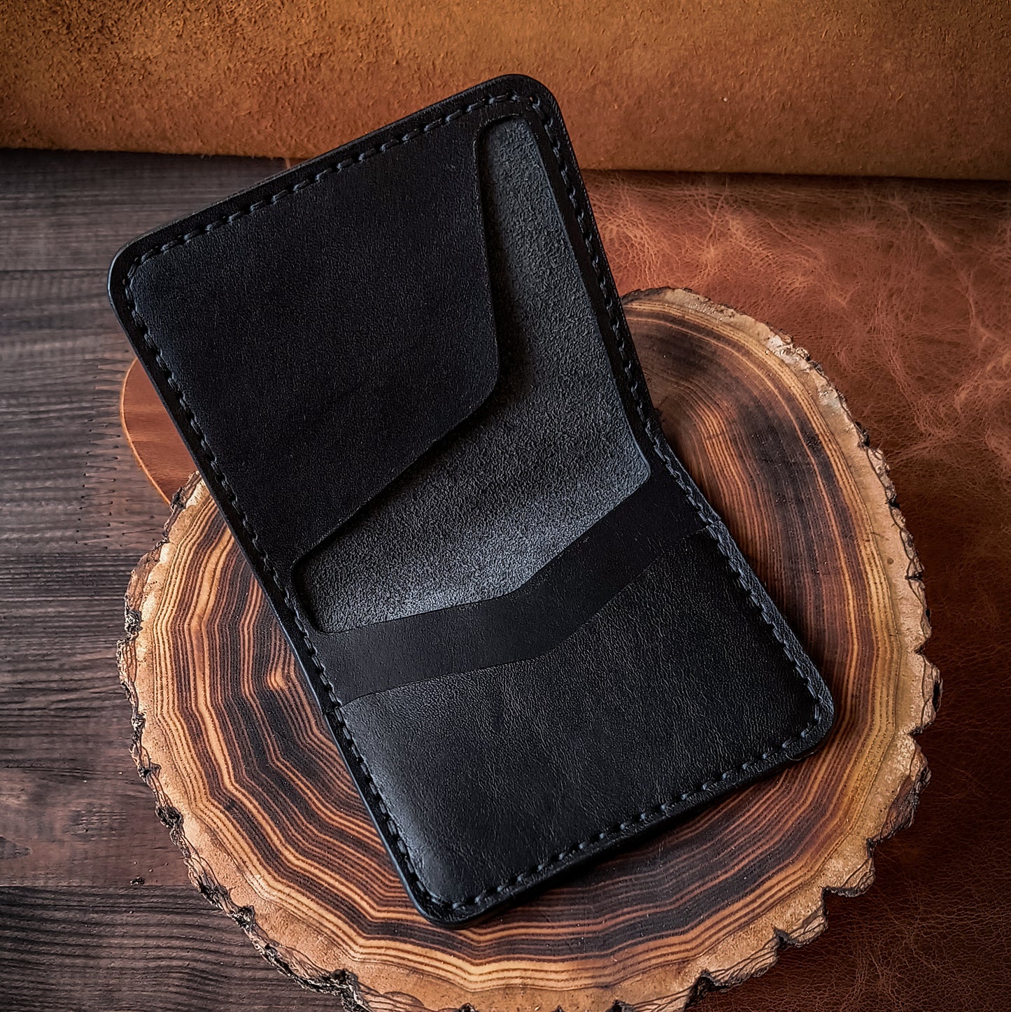 Card wallet with cash slot