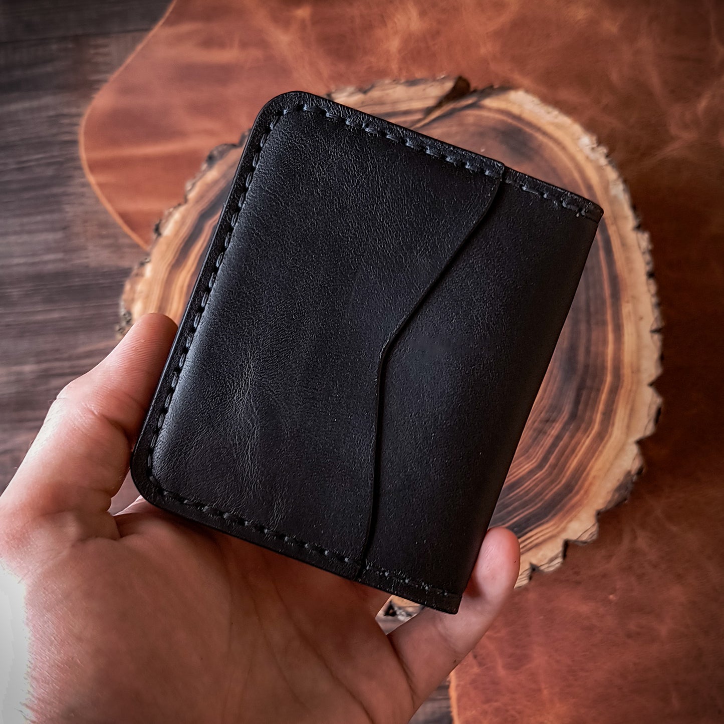 Card wallet with cash slot