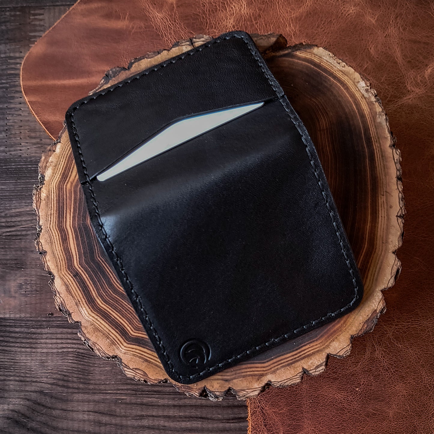 Card wallet with cash slot