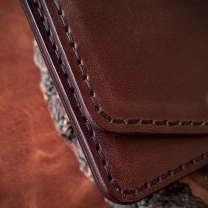 Vertical bifold wallet