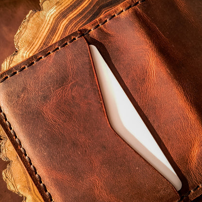 Card wallet with cash slot