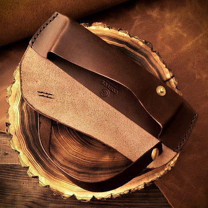 Leather pencil case