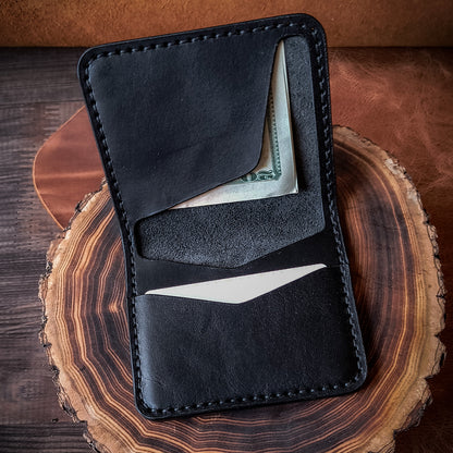 Card wallet with cash slot