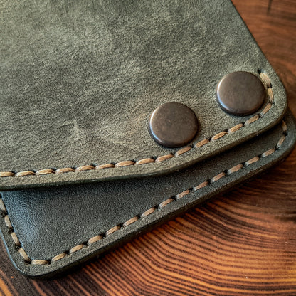 Vertical bifold wallet