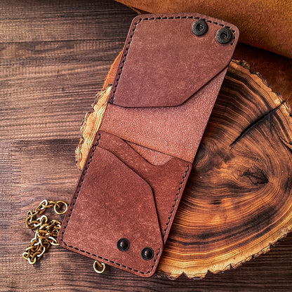 Vertical bifold wallet