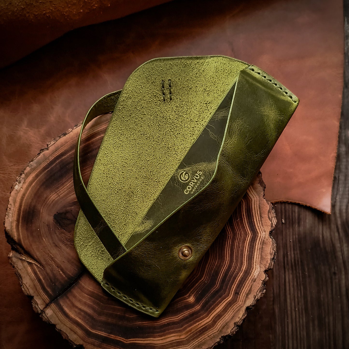 Leather pencil case