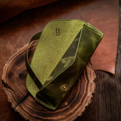 Leather pencil case