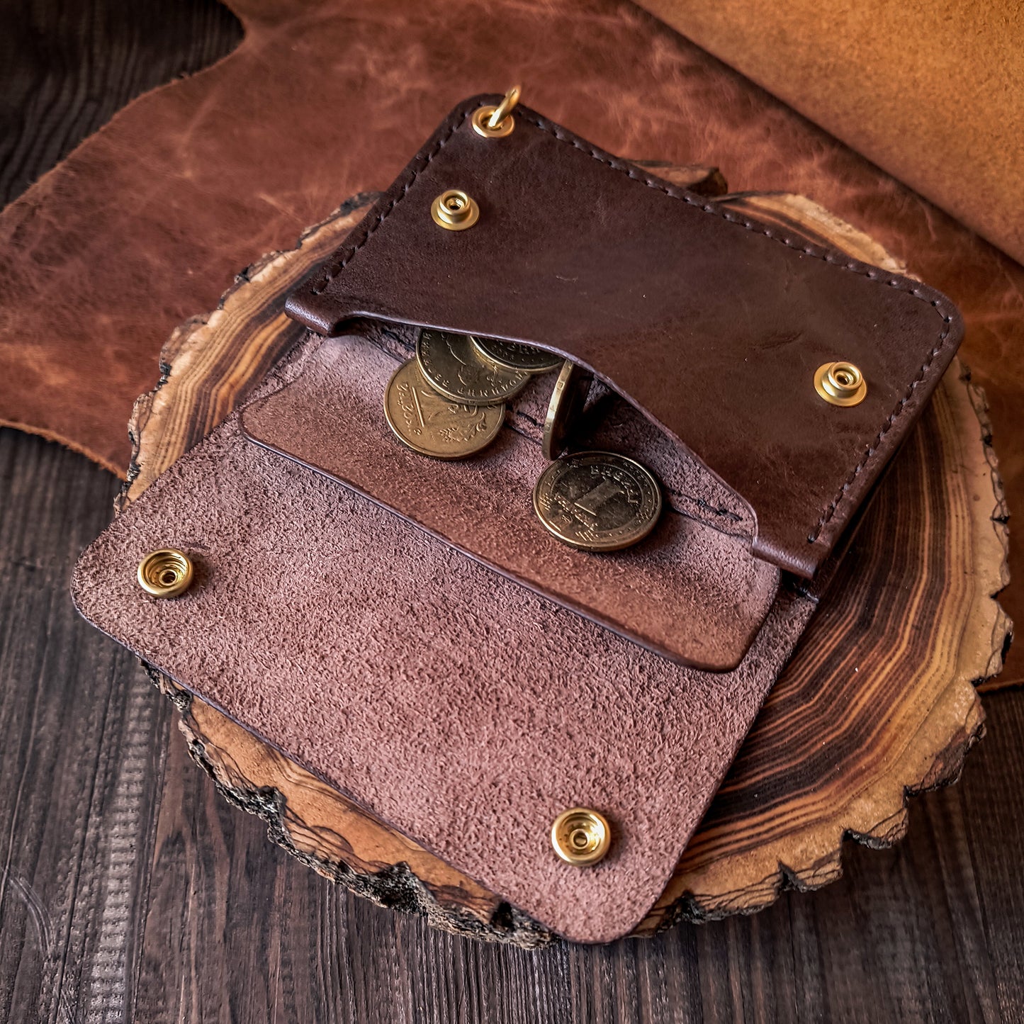 Small trucker wallet