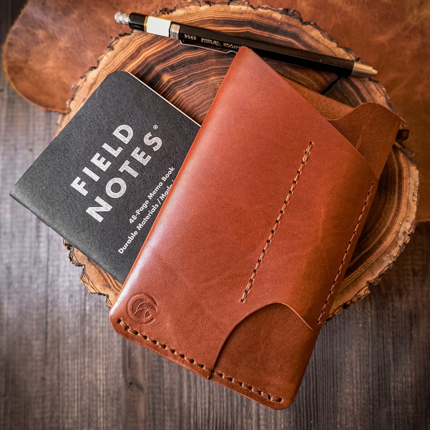 Field Journal sleeve with pen holder