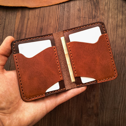 Front pocket bifold wallet