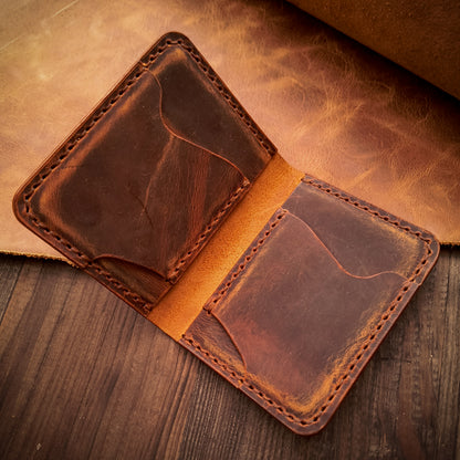 Front pocket bifold wallet