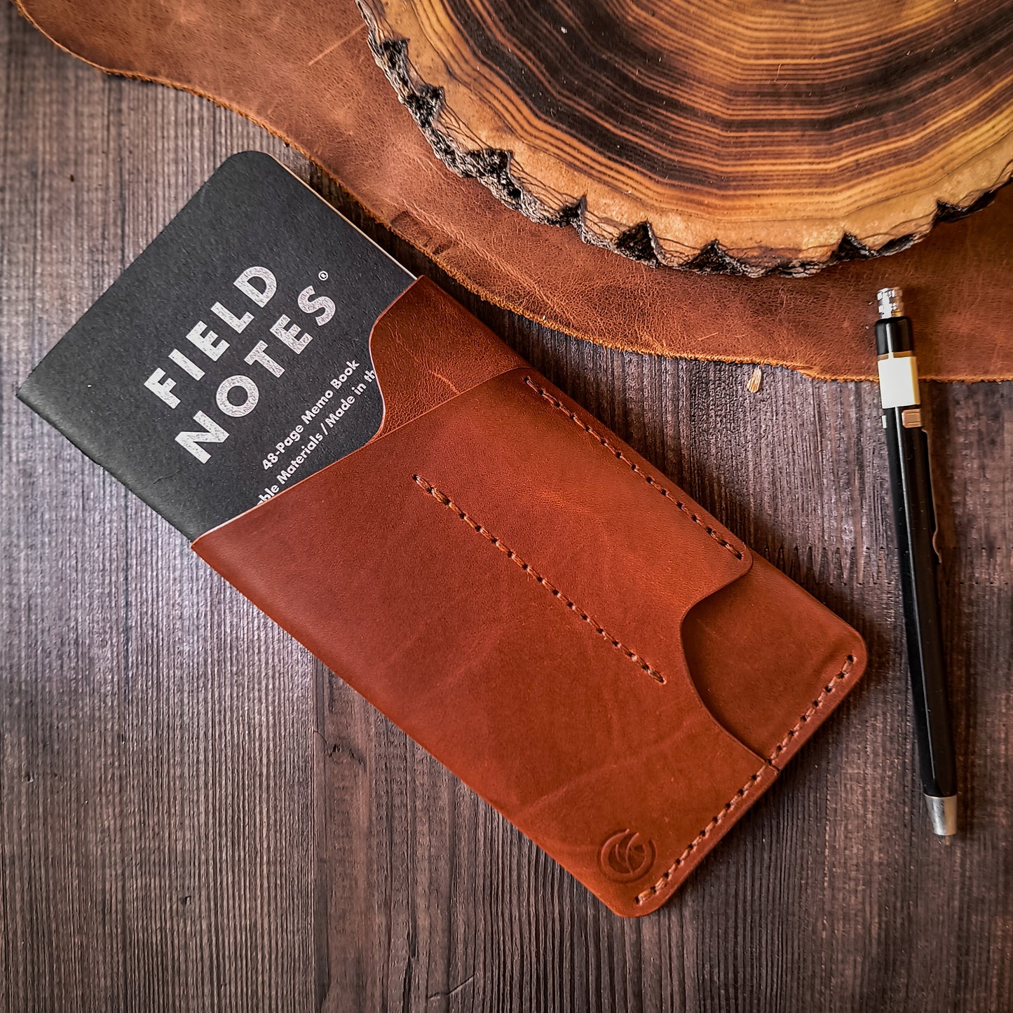 Field Journal sleeve with pen holder