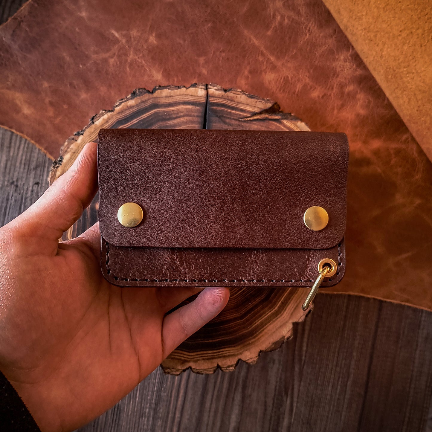 Small trucker wallet