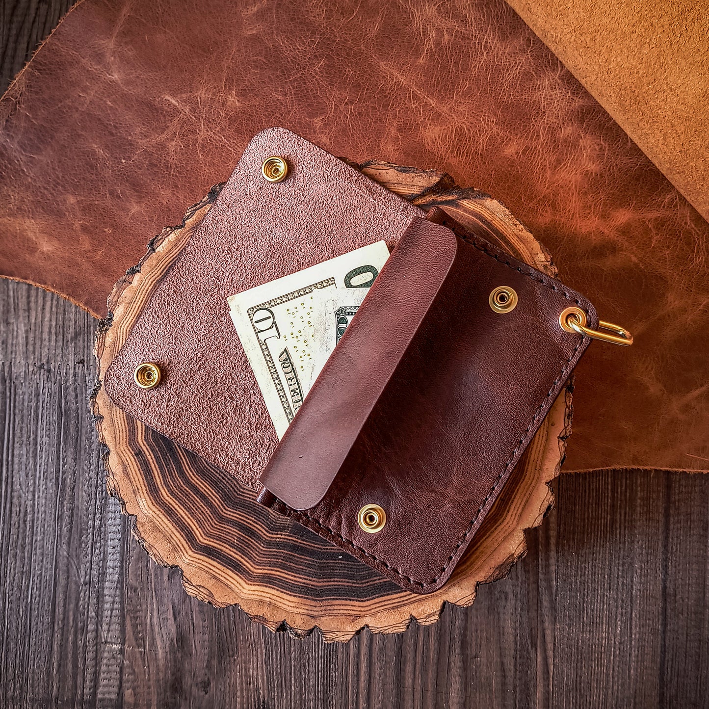 Small trucker wallet